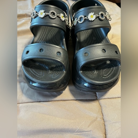 Black Mega Crush Sandals - Picture 2 of 8